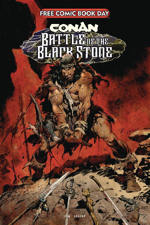 FCBD 2024 - TITAN COMICS - CONAN BARBARIAN BATTLE BLACK STONE