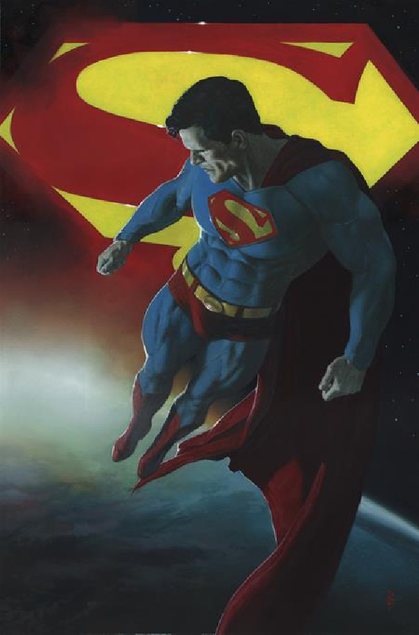 SUPERMAN 1 CVR E RICCARDO FEDERICI CARD STOCK VAR