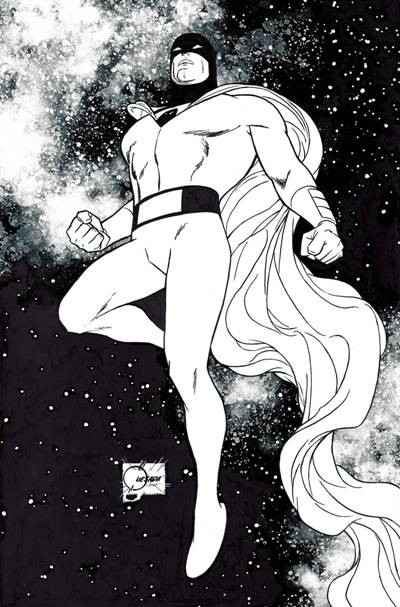 SPACE GHOST 2 CVR X QUESADA B&W VIRGIN VARIANT