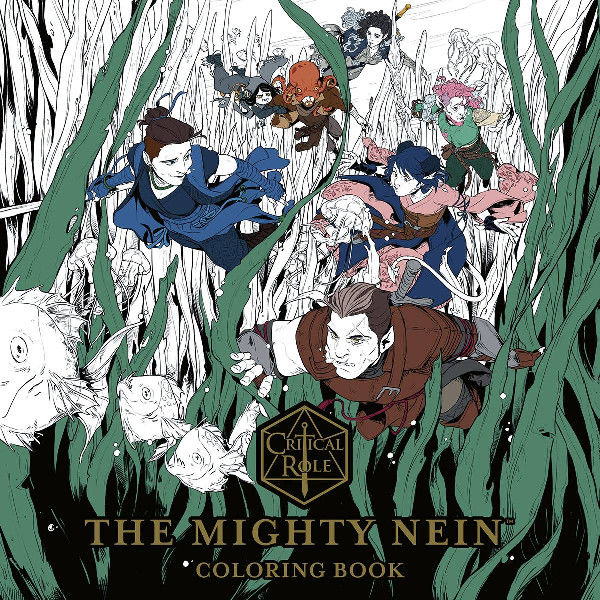 CRITICAL ROLE MIGHTY NEIN ADULT COLORING BOOK TP 