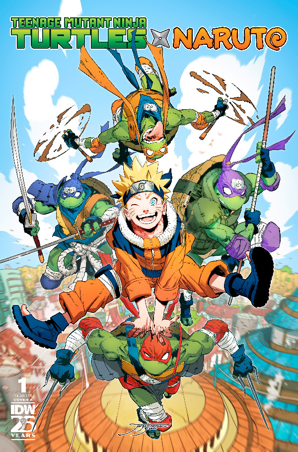 Teenage Mutant Ninja Turtles x Naruto 1 Cover A (JimÃ©nez)