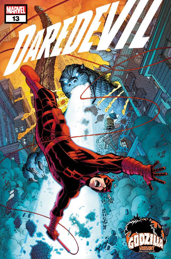 DAREDEVIL 13 NICK BRADSHAW GODZILLA VARIANT