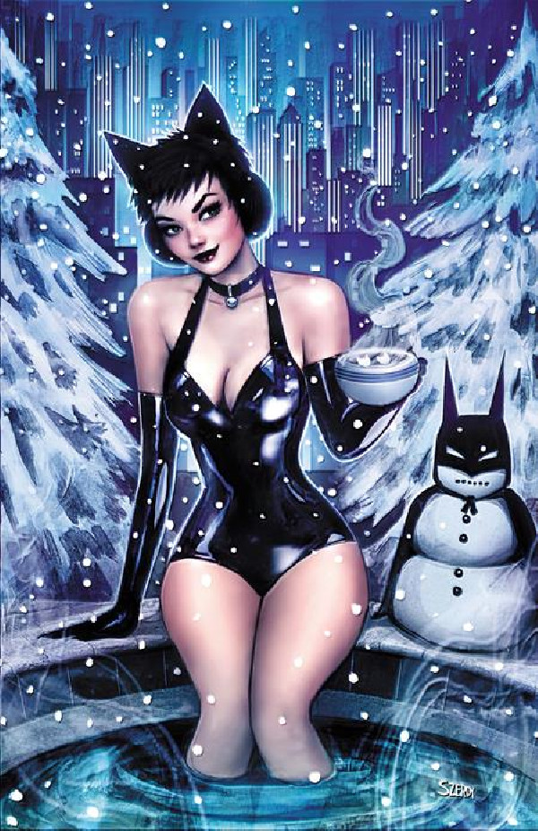 CATWOMAN 72 CVR D NATHAN SZERDY SWEATER WEATHER CARD STOCK VAR