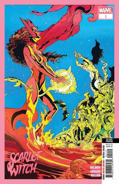 SCARLET WITCH 1 P. CRAIG RUSSELL 2nd PRINTING VARIANT