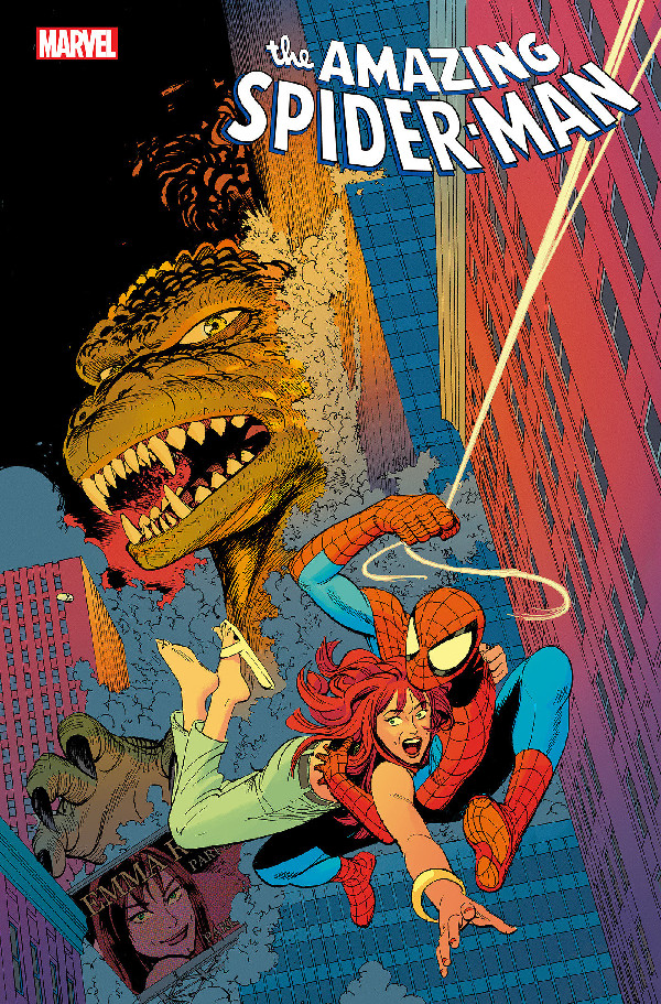 AMAZING SPIDER-MAN 58 LEO ROMERO GODZILLA VARIANT