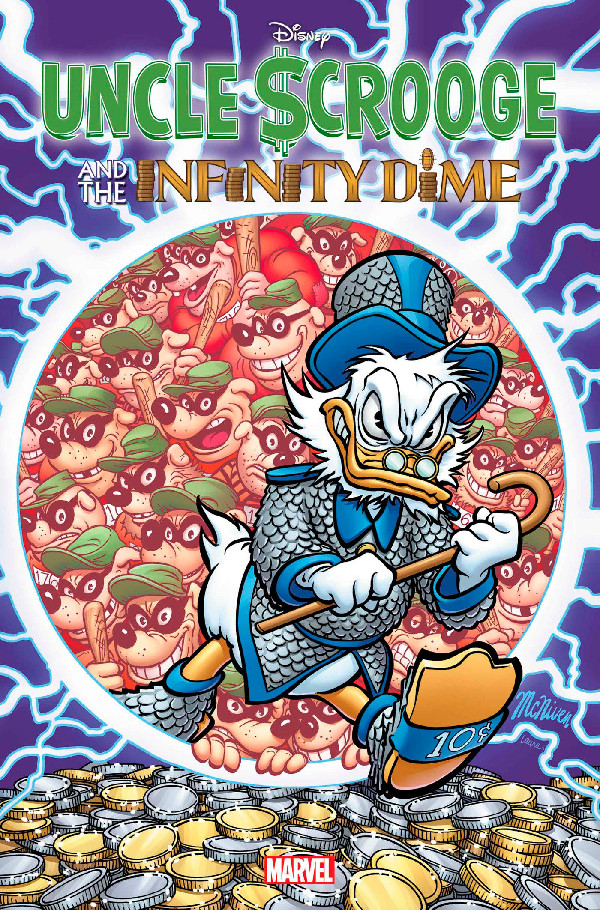 UNCLE SCROOGE AND THE INFINITY DIME 1 STEVE MCNIVEN FOIL VARIANT