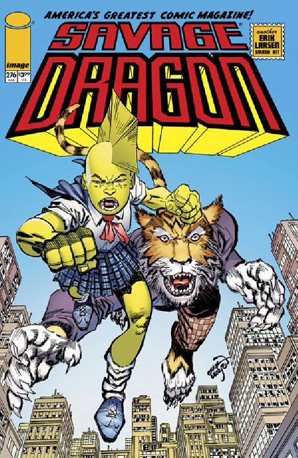 SAVAGE DRAGON 276 CVR A ERIK LARSEN