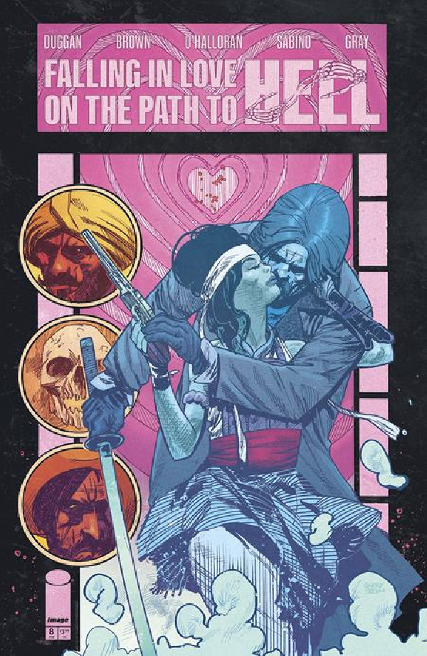 FALLING IN LOVE ON THE PATH TO HELL 8 CVR A GARRY BROWN