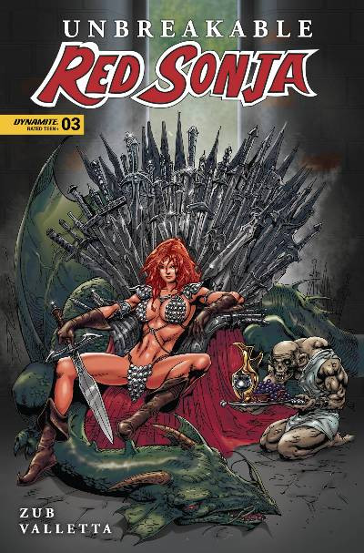 UNBREAKABLE RED SONJA 3 CVR N CASTRO ORIGINAL