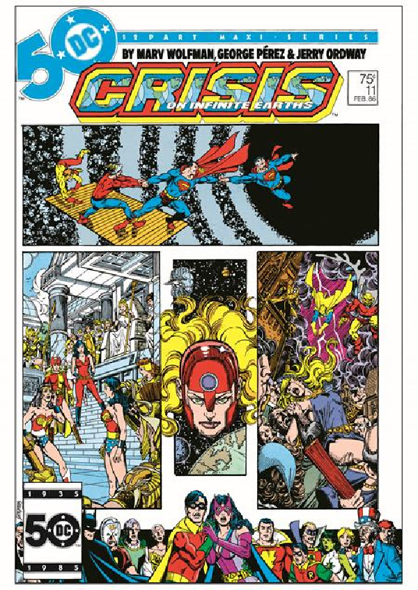 CRISIS ON INFINITE EARTHS 11 FACSIMILE EDITION CVR A GEORGE PEREZ