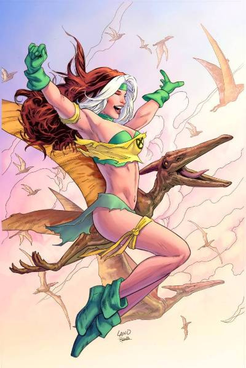 ROGUE: THE SAVAGE LAND 1 GREG LAND PX EXCLUSIVE VARIANT