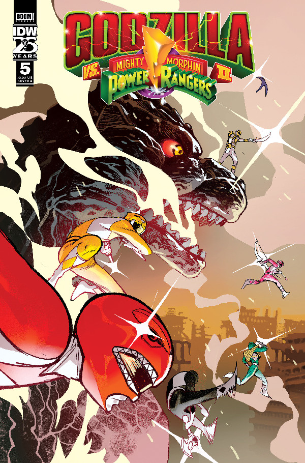 Godzilla Vs. The Mighty Morphin Power Rangers II 5 Cover A (Rivas)