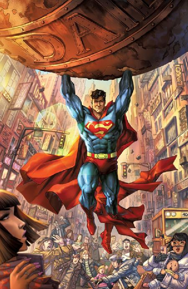 SUPERMAN 13 CVR D ALAN QUAH CARD STOCK VAR (HOUSE OF BRAINIAC)