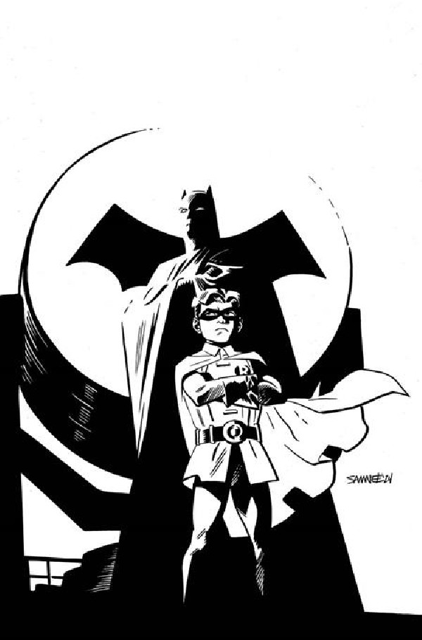 BATMAN AND ROBIN YEAR ONE 4 (OF 12) CVR A CHRIS SAMNEE