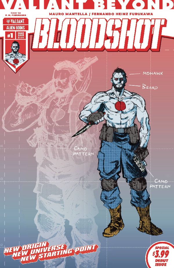 VALIANT BEYOND BLOODSHOT 1 CVR D FURUKAWA DESIGN