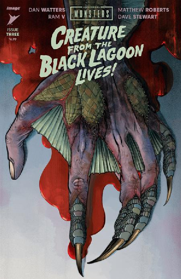 UNIVERSAL MONSTERS CREATURE FROM THE BLACK LAGOON LIVES 3 (OF 4) CVR A MATTHEW ROBERTS & DAVE STEWART