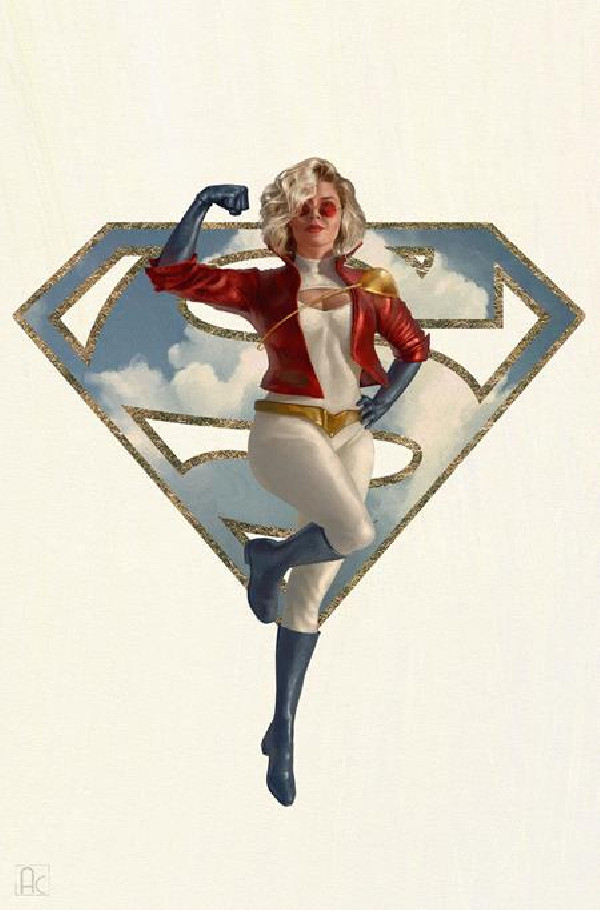 POWER GIRL 13 CVR C ARIEL COLON CARD STOCK VAR