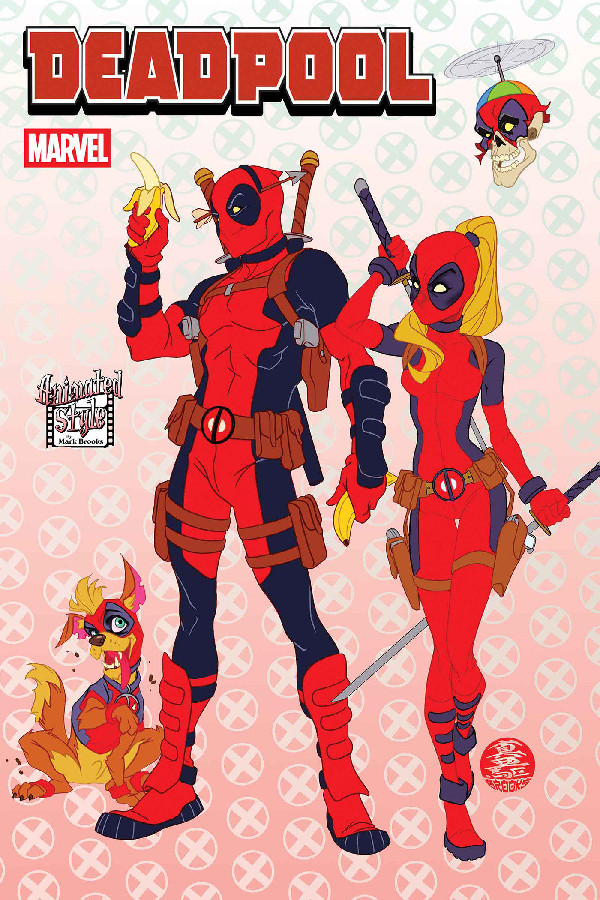 DEADPOOL 11 MARK BROOKS ANIMATED-STYLE VARIANT [DVS]