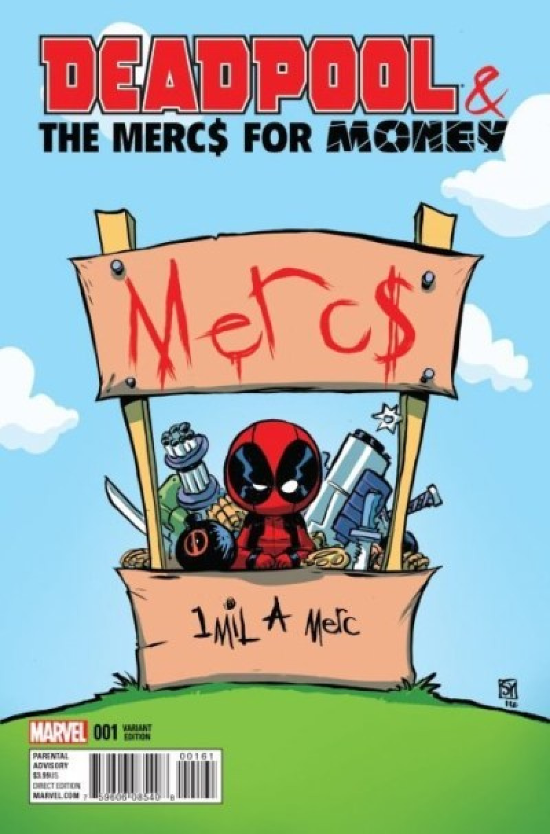 DEADPOOL AND THE MERCS FOR MONEY 1 YOUNG VARIANT