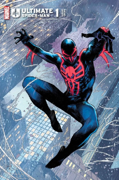 ULTIMATE SPIDER-MAN 1 MARCO CHECCHETTO COSTUME TEASE VARIANT C