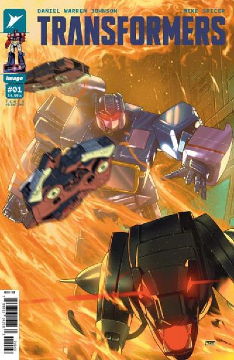 TRANSFORMERS 1 10th PRINTING CVR F TAURIN CLARKE VARIANT