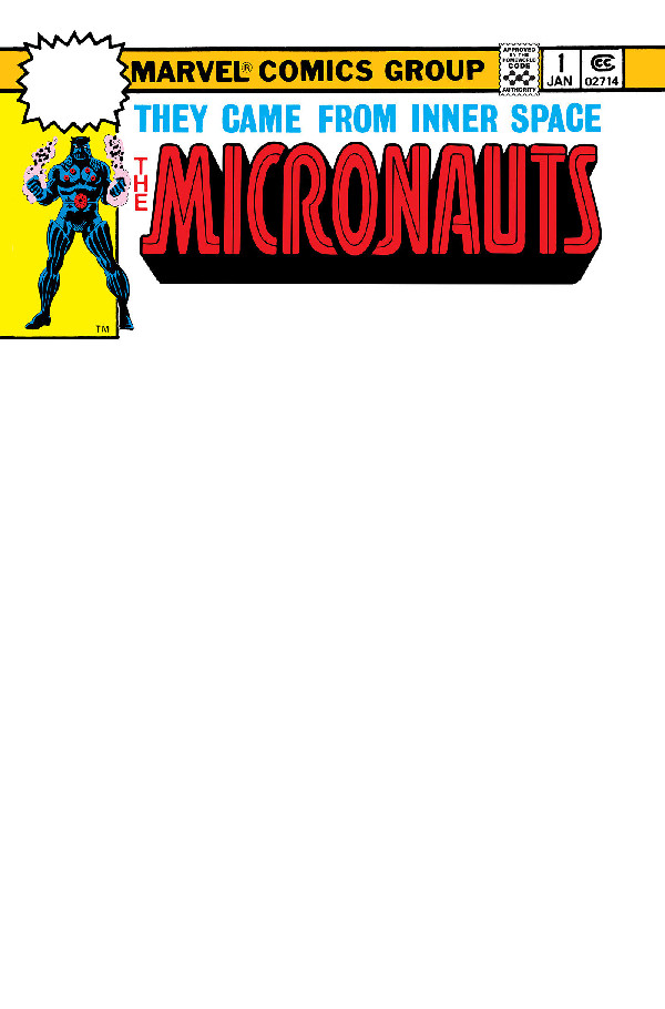 MICRONAUTS 1 FACSIMILE EDITION BLANK VARIANT