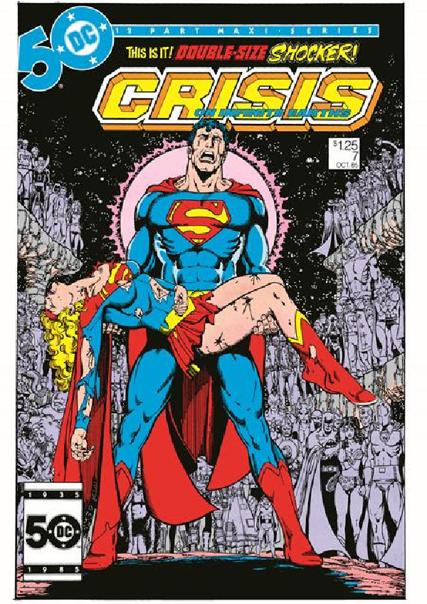 CRISIS ON INFINITE EARTHS 7 FACSIMILE EDITION CVR A GEORGE PEREZ