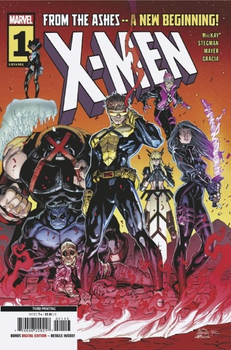 X-MEN 1 3rd PRINTING VARIANT