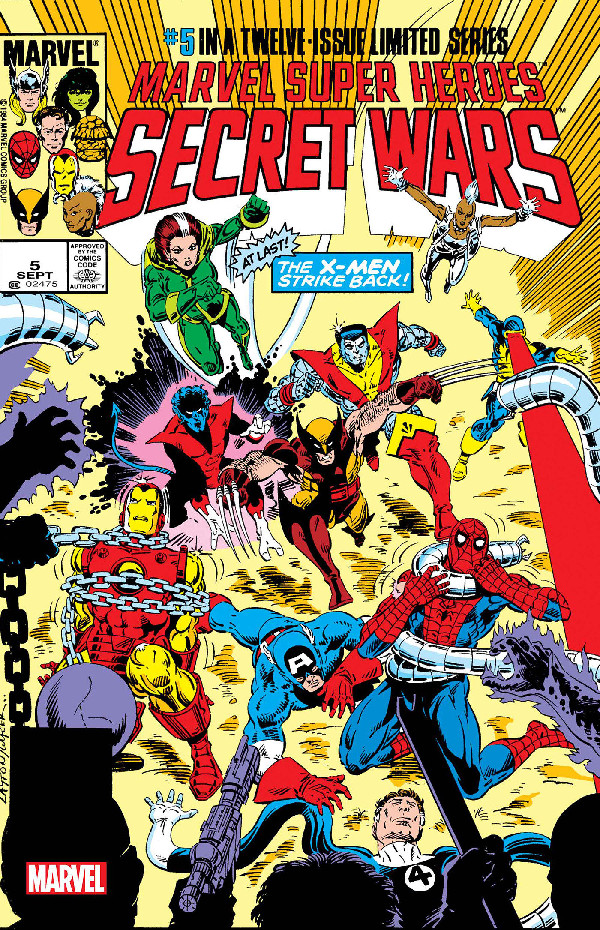 MARVEL SUPER HEROES SECRET WARS 5 FACSIMILE EDITION FOIL VARIANT