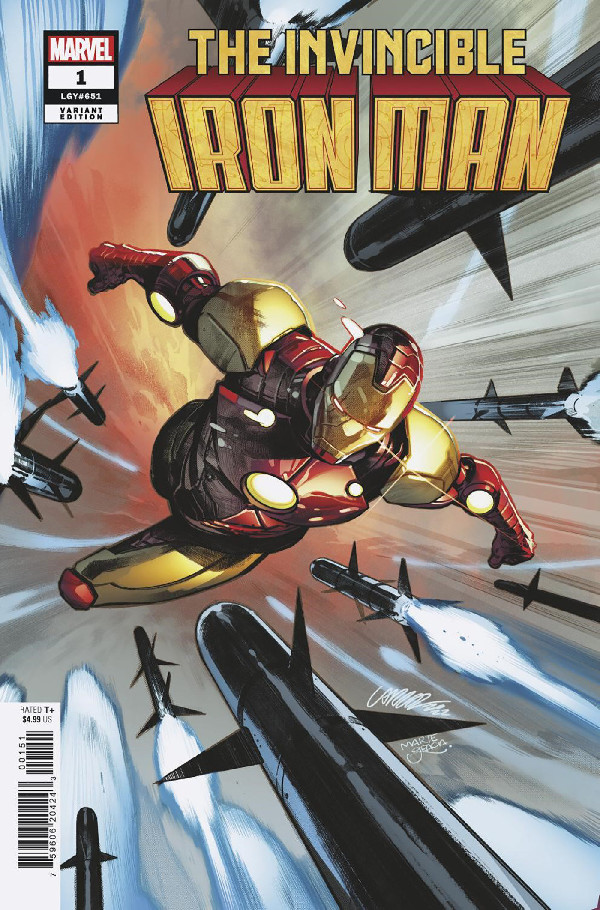 INVINCIBLE IRON MAN 1 LARRAZ VARIANT