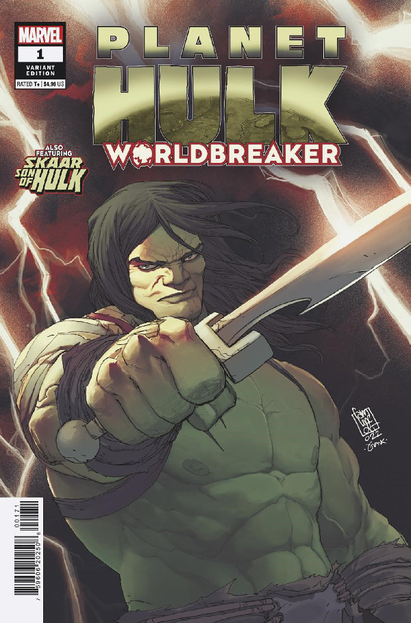 PLANET HULK: WORLDBREAKER 1 TBD ARTIST SKAAR VARIANT