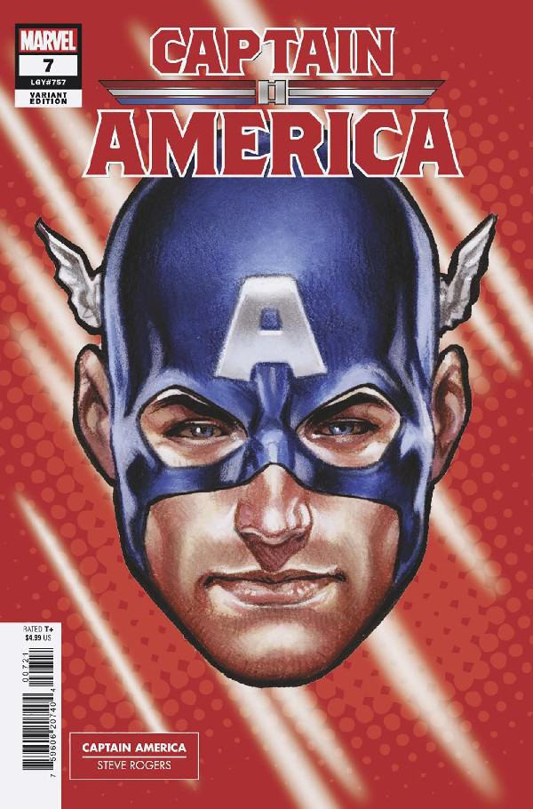 CAPTAIN AMERICA 7 MARK BROOKS HEADSHOT VARIANT