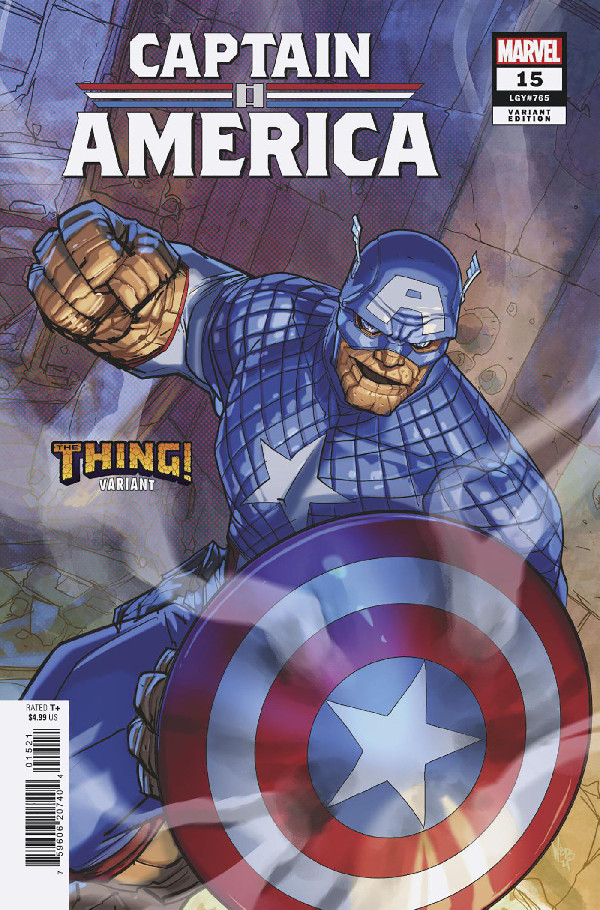 CAPTAIN AMERICA 15 PETE WOODS THE THING! VARIANT