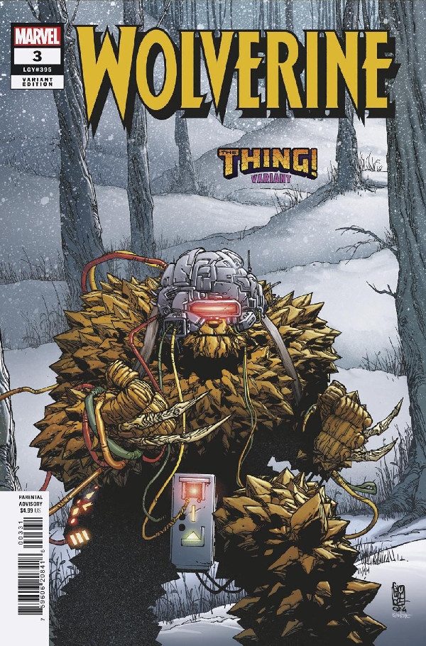 WOLVERINE 3 GIUSEPPE CAMUNCOLI THE THING! VARIANT