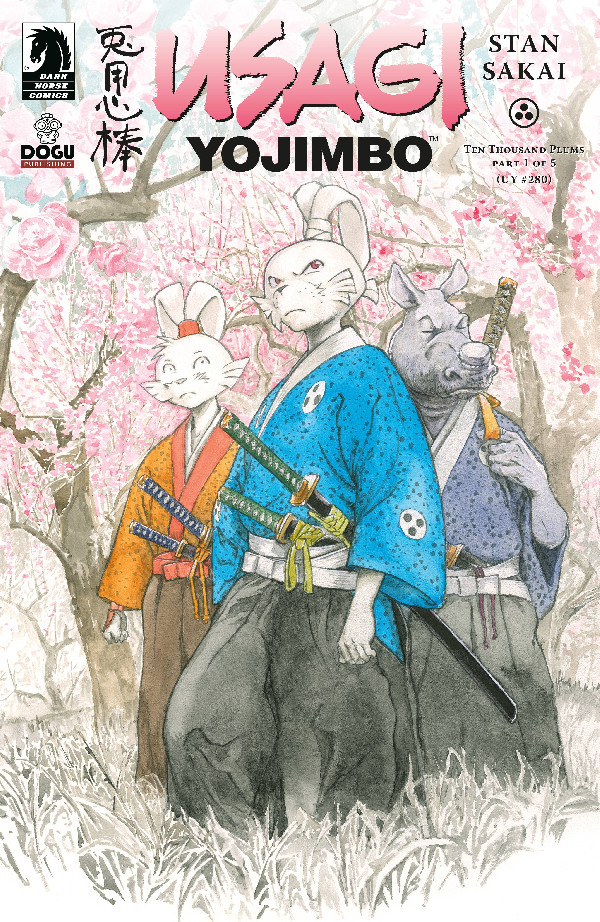 USAGI YOJIMBO TEN THOUSAND PLUMS 1 CVR C MITSUHIRO