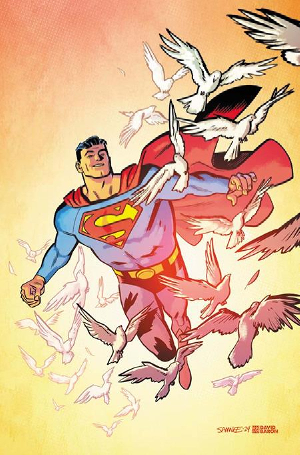 SUPERMAN 19 CVR D CHRIS SAMNEE CARD STOCK VAR