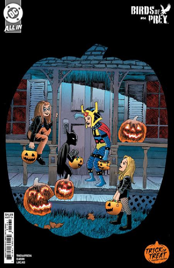 BIRDS OF PREY 14 CVR D KELLEY JONES TRICK OR TREAT CARD STOCK VAR