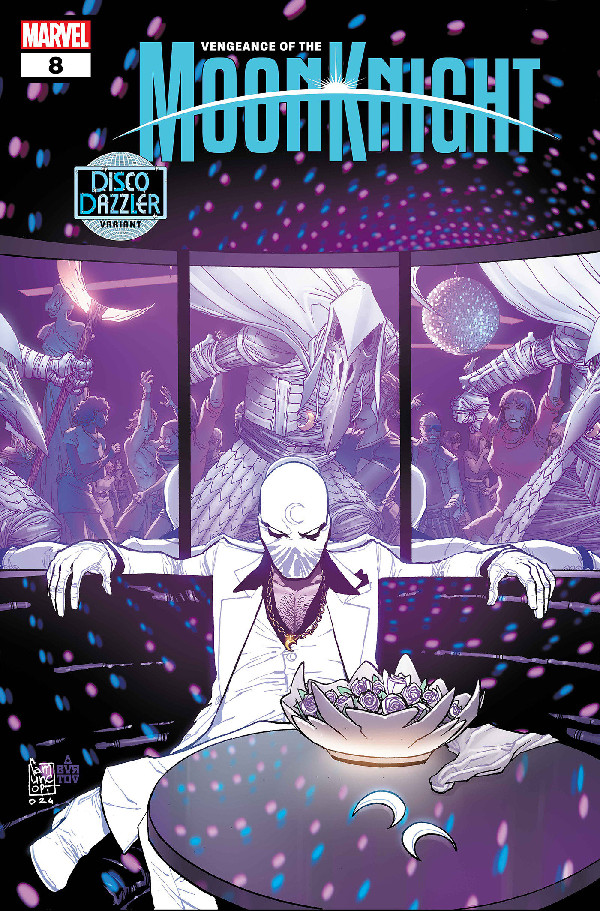 VENGEANCE OF THE MOON KNIGHT 8 GIUSEPPE CAMUNCOLI DISCO DAZZLER VARIANT