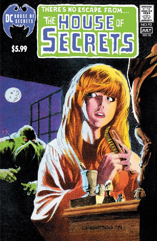 HOUSE OF SECRETS 92 FACSIMILE EDITION (2024) CVR B BERNIE WRIGHTSON FOIL VAR