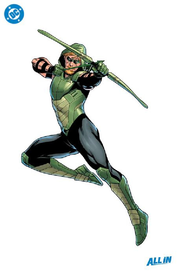 GREEN ARROW 350 CVR E DANIEL SAMPERE ALL IN FOIL VAR