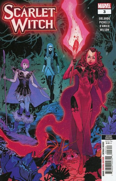 SCARLET WITCH 3 PICHELLI 2nd PRINTING VARIANT