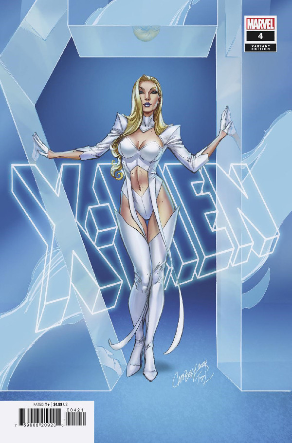 X-MEN 4 J. SCOTT CAMPBELL EMMA FROST VARIANT