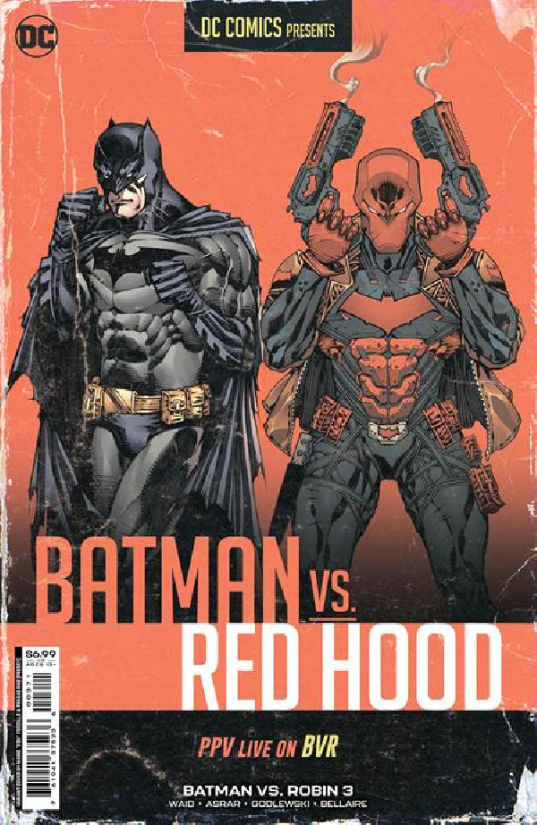 BATMAN VS ROBIN 3 (OF 5) CVR CVR G MARIO FOX FOCCILLO FIGHT POSTER BATMAN VS RED HOOD VARIANT