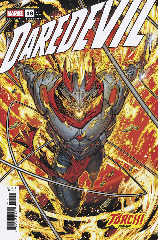 DAREDEVIL 18 JONBOY MEYERS TORCH! VARIANT