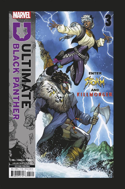 ULTIMATE BLACK PANTHER 3 CASELLI 2nd PRINTING VARIANT