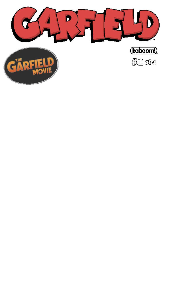 GARFIELD 1 (OF 4) CVR C BLANK SKETCH VAR