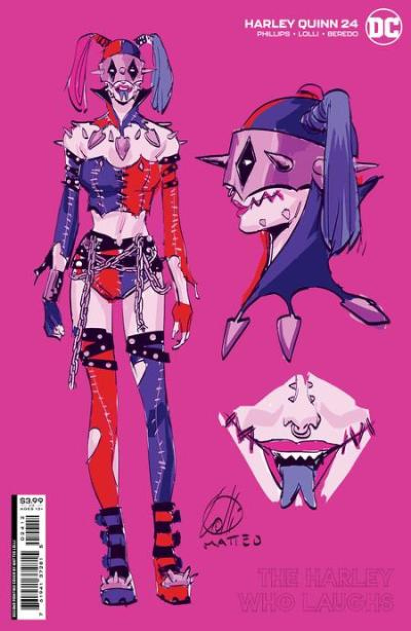 HARLEY QUINN 24 MATTEO LOLLI DESIGN 2nd PRINTING VARIANT