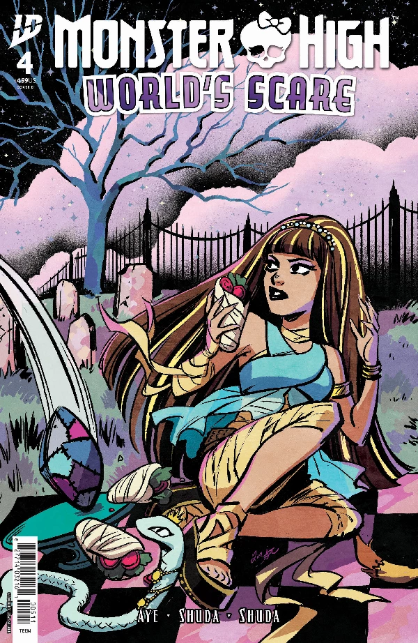 Monster High World's Scare 4 Variant B (Sterle) IDW PUBLISHING