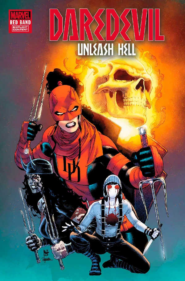 DAREDEVIL: UNLEASH HELL - RED BAND 5 [POLYBAGGED] - MARVEL COMICS ...