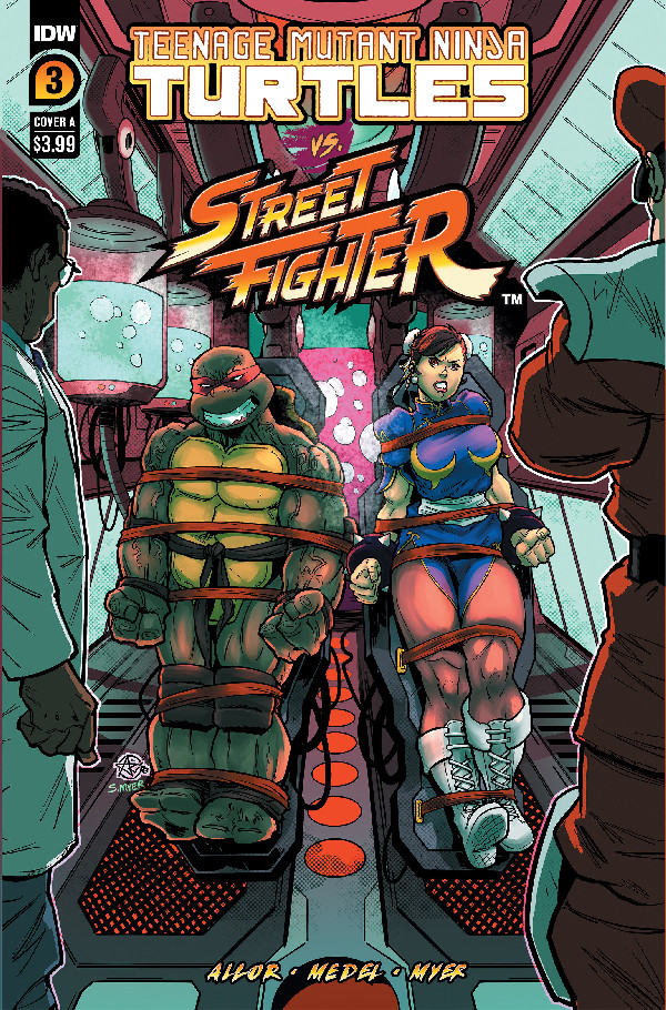 Teenage Mutant Ninja Turtles Vs. Street Fighter 3 Cover A (Medel)
